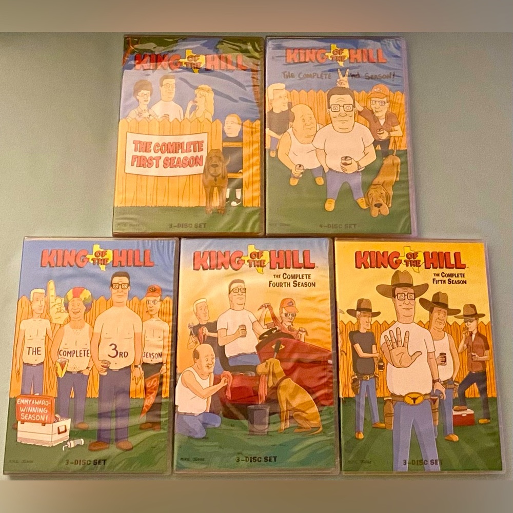 King of the Hill: Seasons 1-5 Brand New DVDs